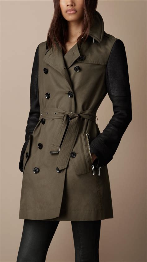 burberry brit short utility rench|burberry trench coat long collar.